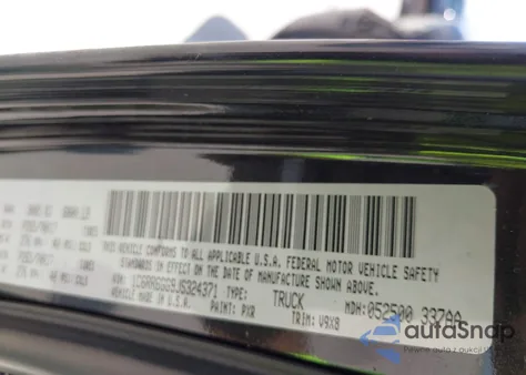 2018 Ram 1500 Slt 4X2 6'4 Box from USA, damaged, VIN 1C6RR6GG9JS324371